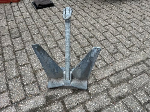 Poolanker gegalvaniseerd 22 kg