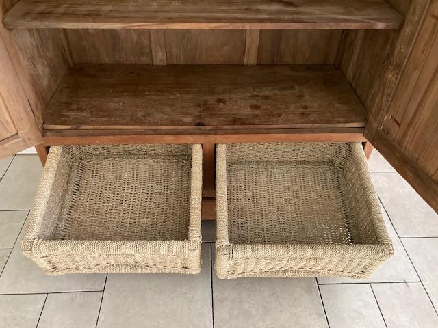 Teak houten kast