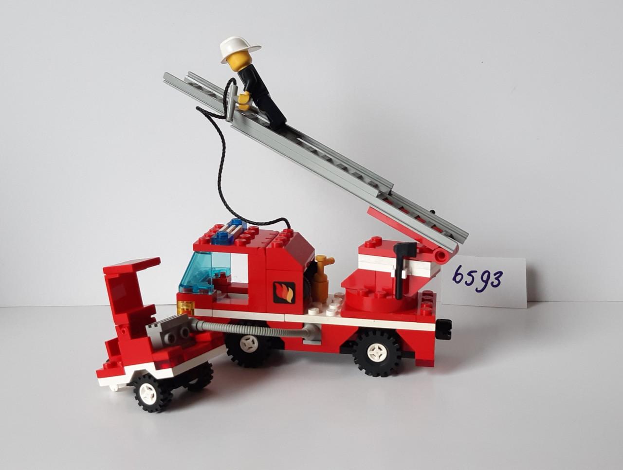 Lego Classic Town 6593: brandweer ladderwagen en pompwagen
