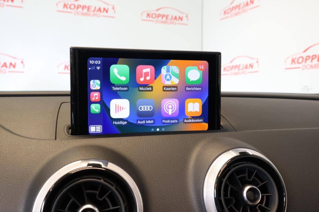 Audi A3 cabriolet 1.5 tfsi cod sport s line edition, carplay, stoel+nek ver