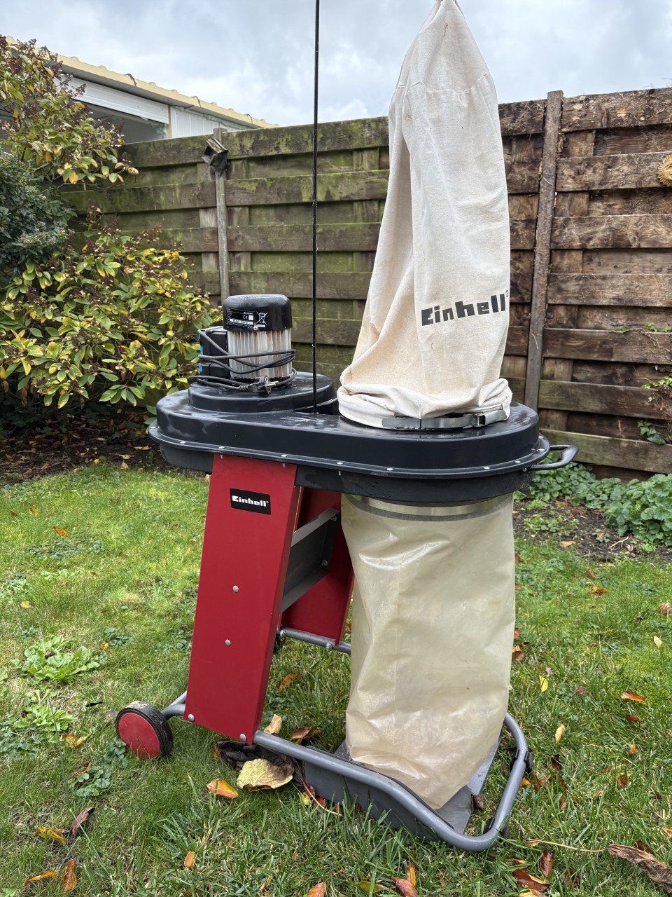 Einhell stofafzuiging