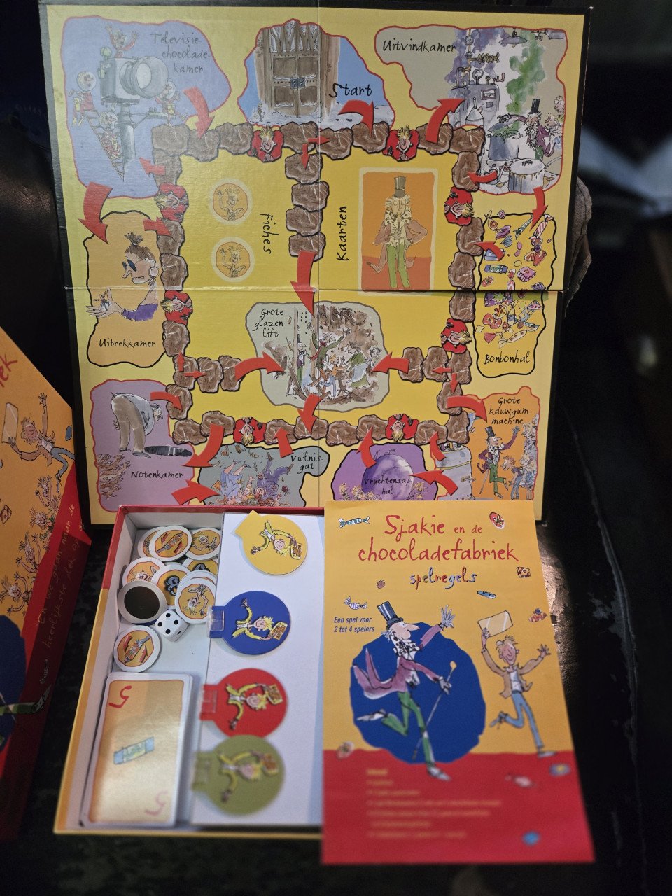 Sjakie en de chocolade fabriek – het spel