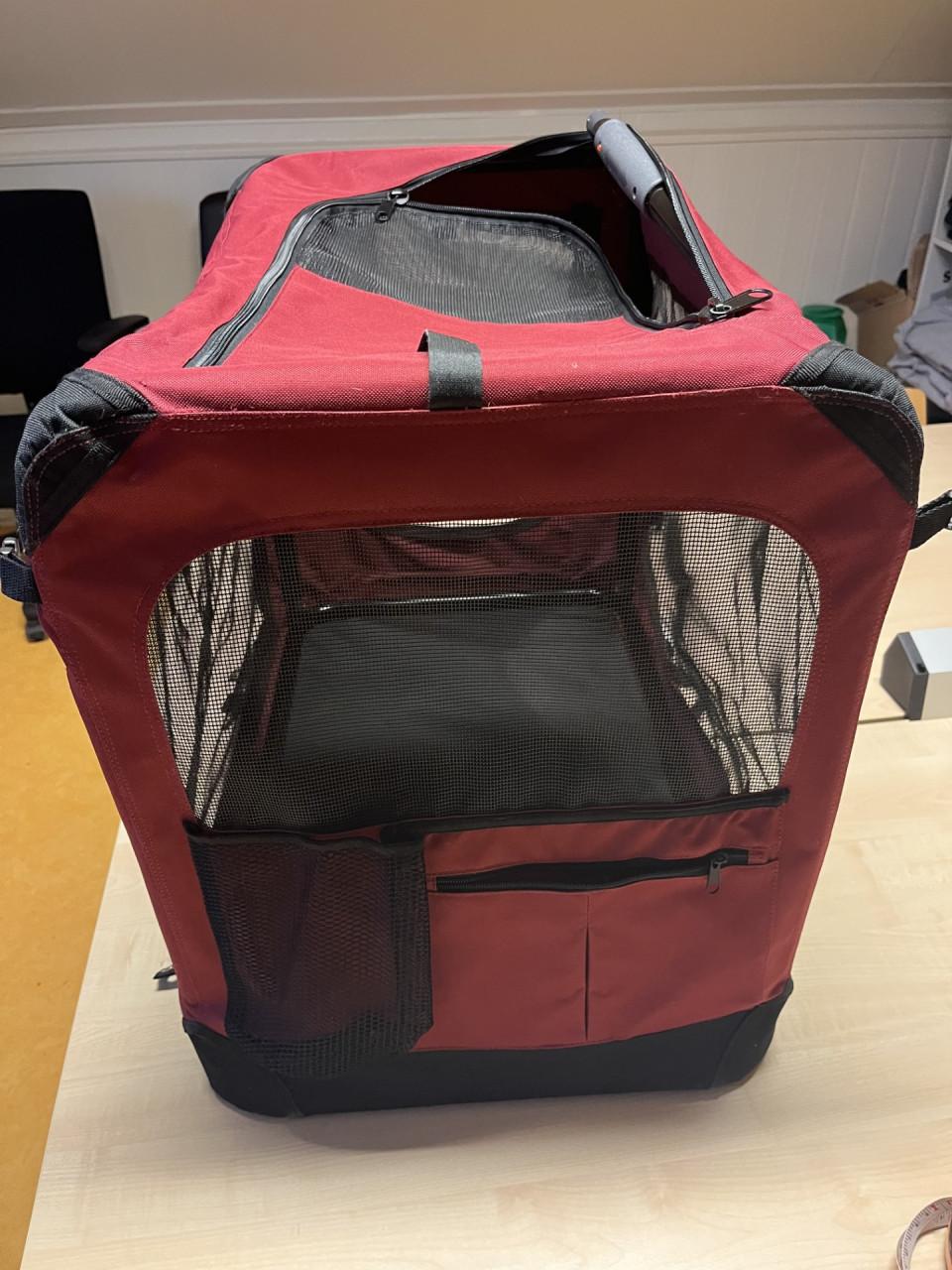 Opvouwbare stoffen hondenbench