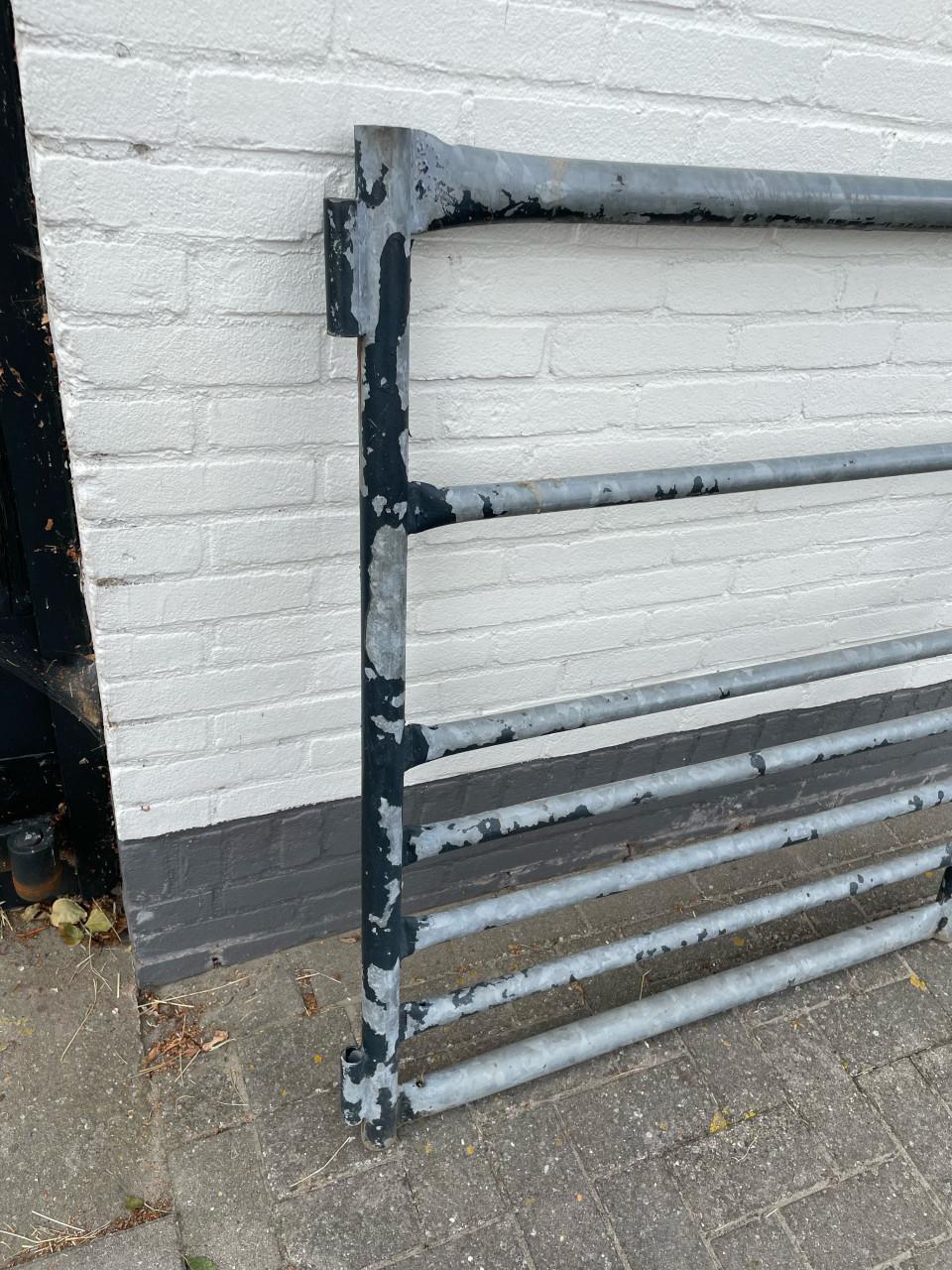 Gegalvaniseerde weidepoort 1 meter