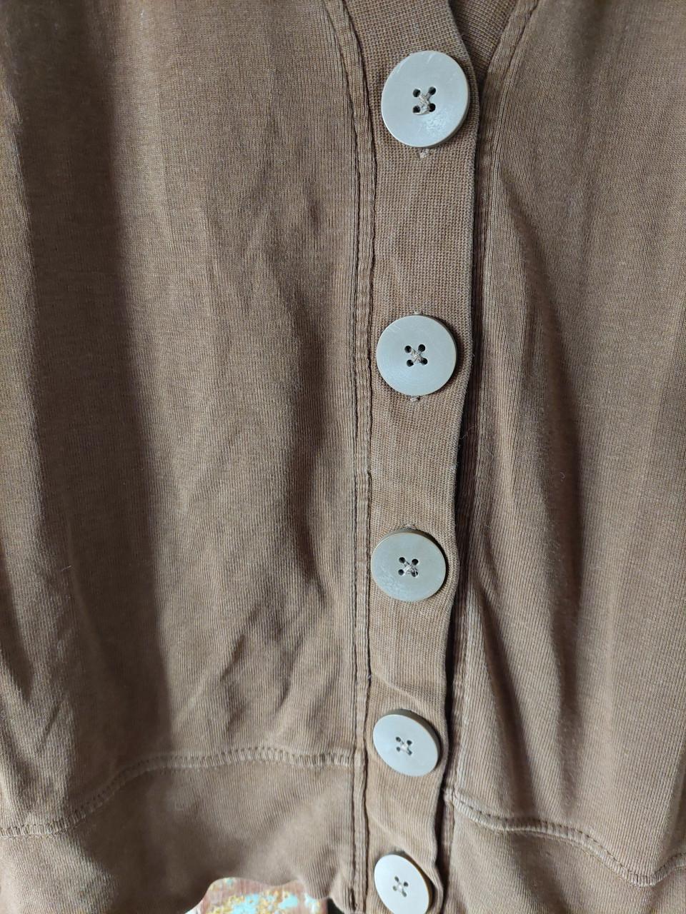 Khaki/mosgroene H&M damesvest mt large