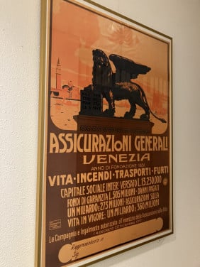 Te koop zeer mooie ingelijste posters van Generali verzekeringen