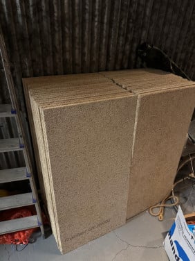 Heraklith plafondplaten, 42 stuks