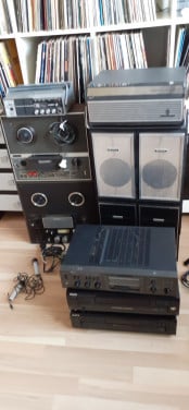 Audio parij bandrecorders versterker cd spelers en meer