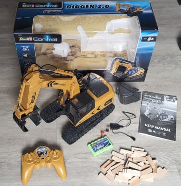 Revell Digger 2.0 met nieuwe accu