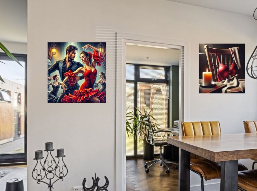 Fraaje afbeelding voor aan de wand