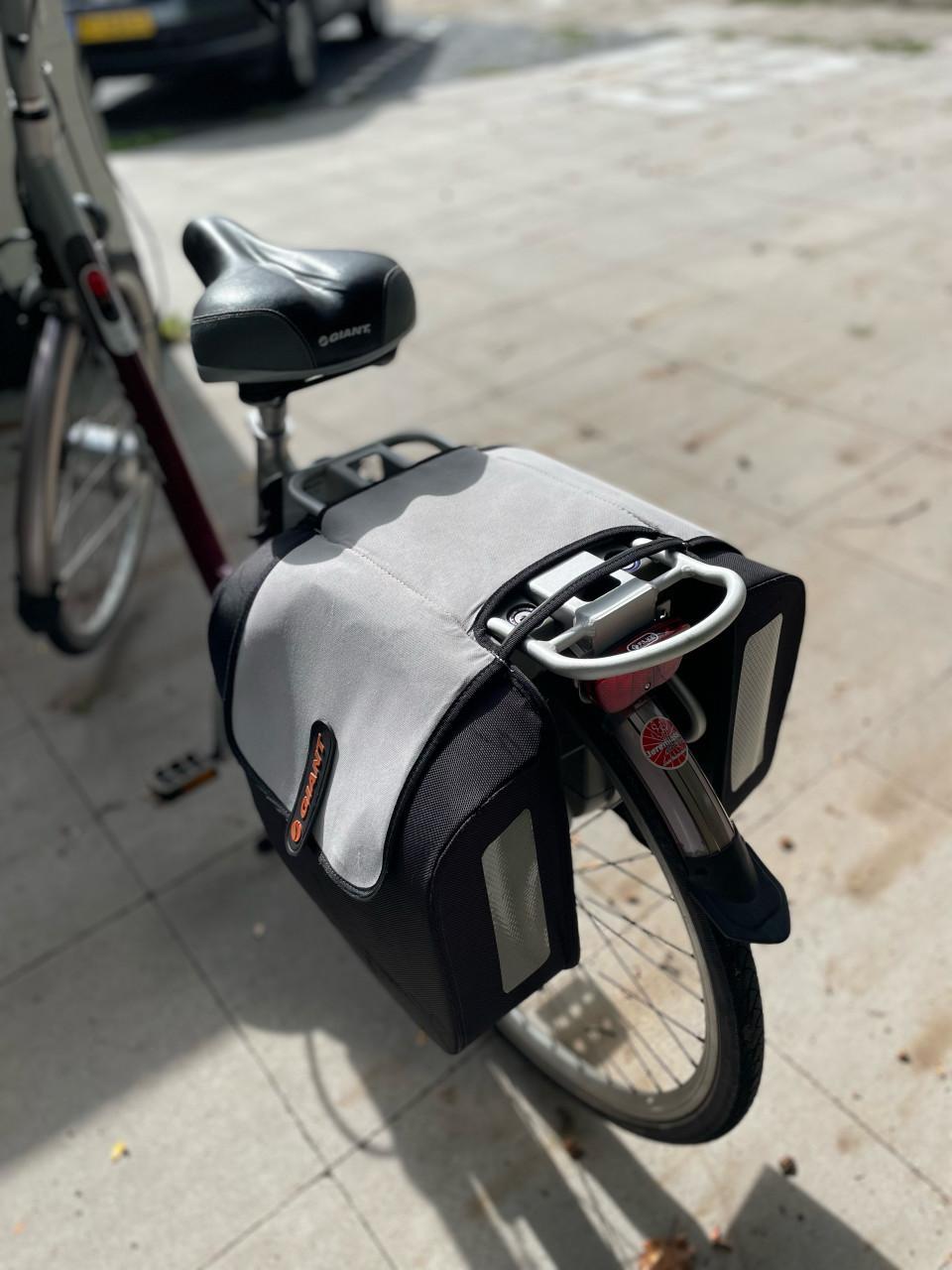 Elektrische damesfiets.