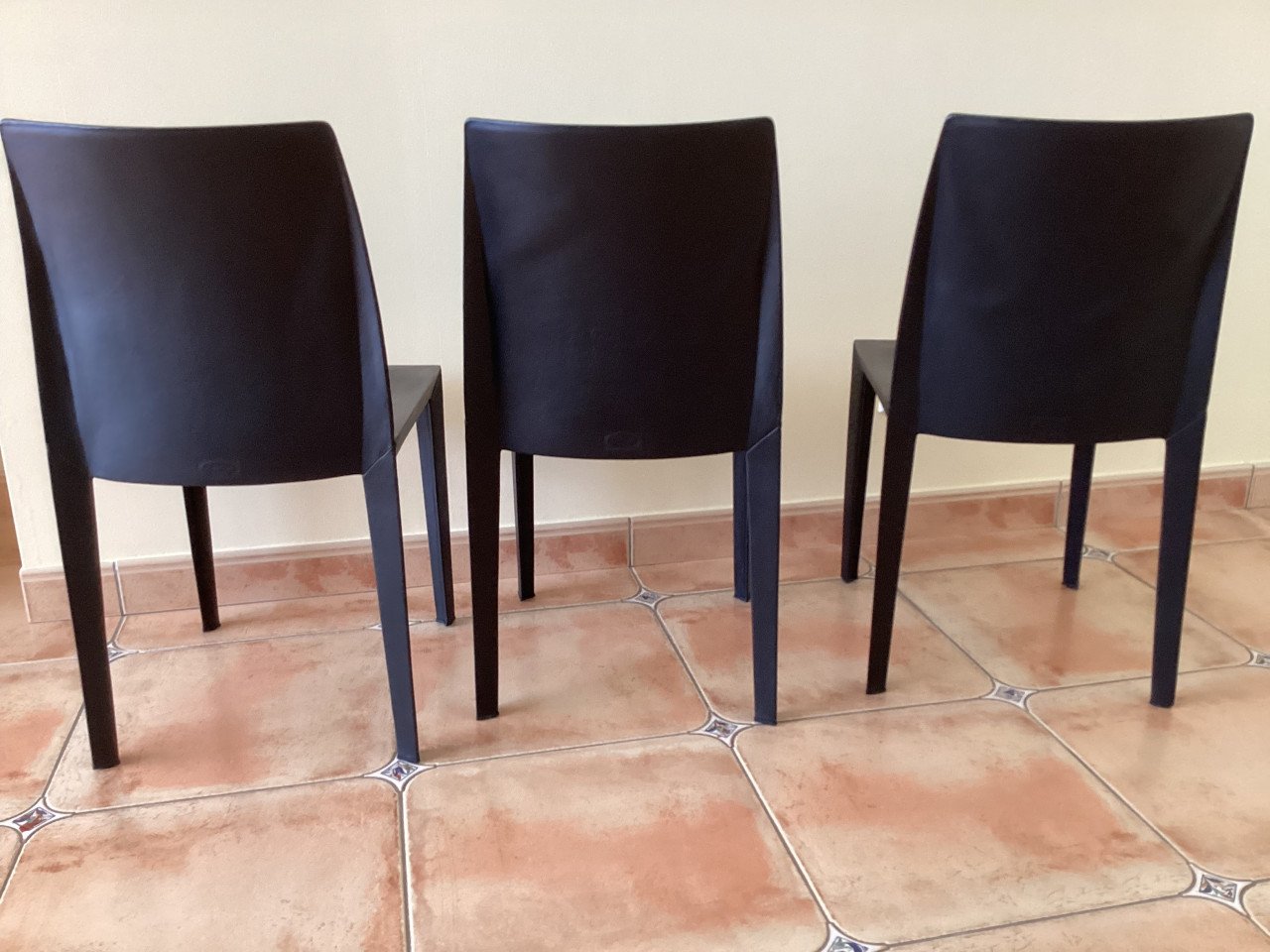 Prachtige exclusieve Poltrona Frau stoelen 6 stuks