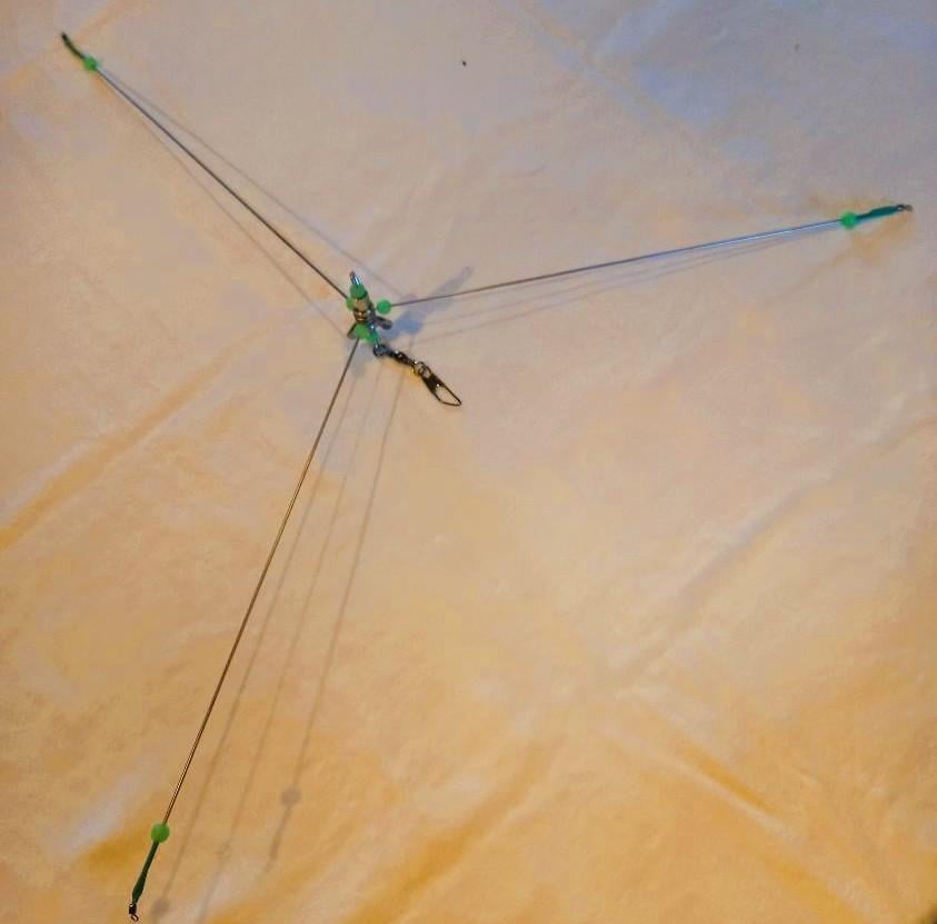 Toch maar weer Helikopter onderlijnen voor het zeevissen .
