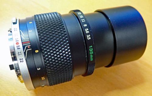 OLYMPUS OM Lens 135 mm