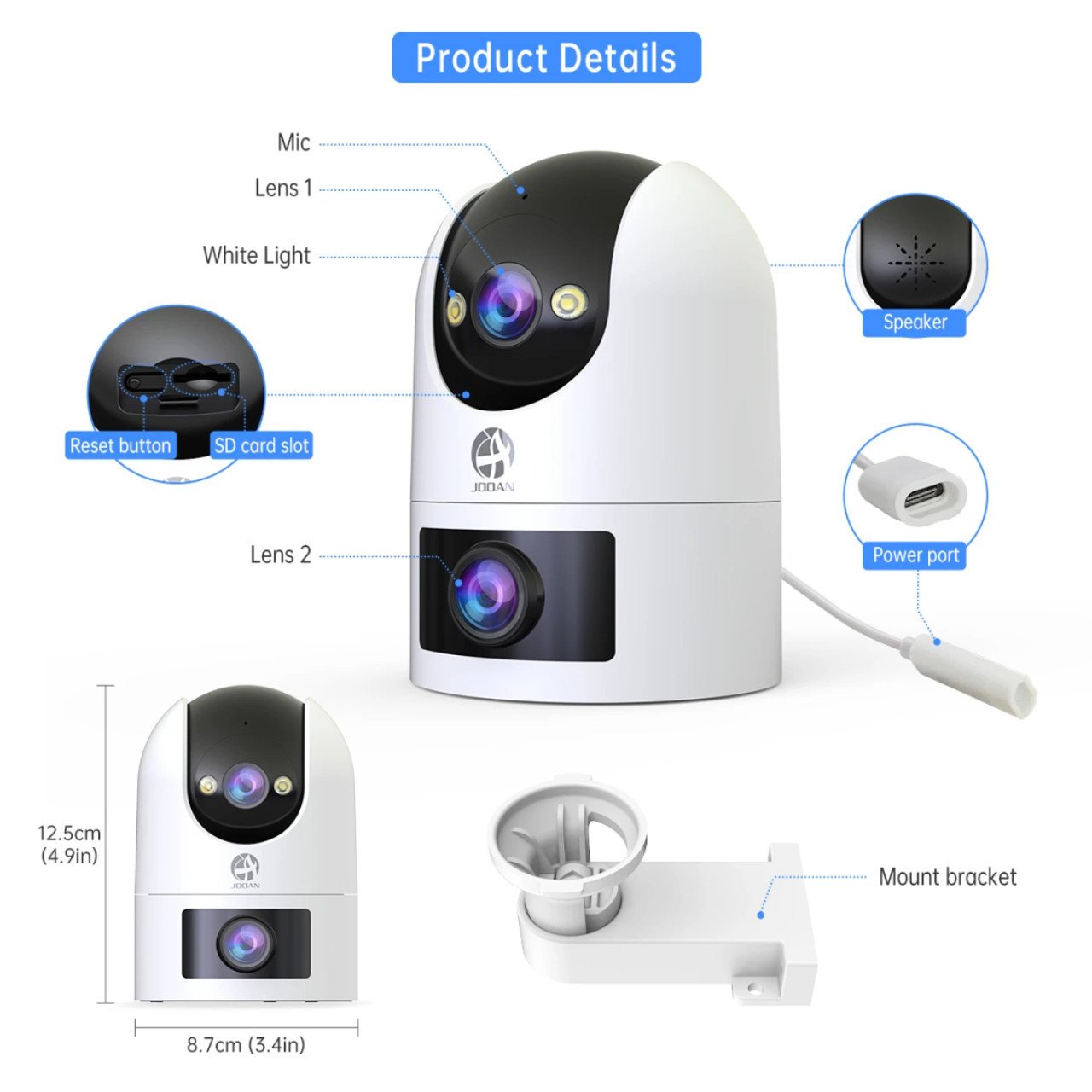 Beveiliging dubbele camera nieuw in doos!!