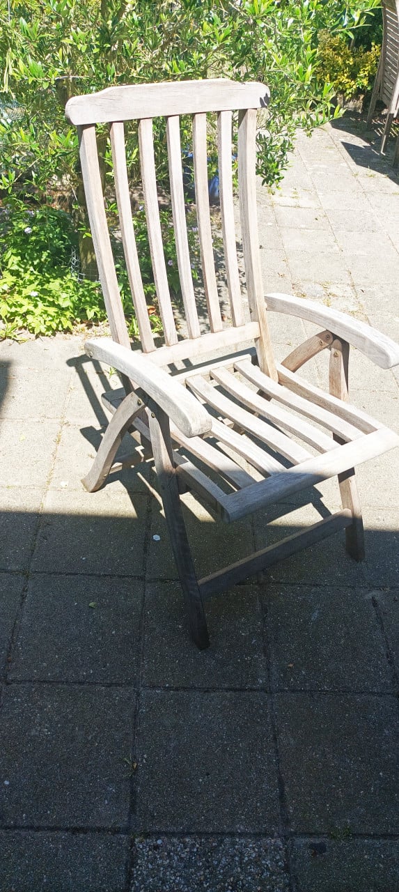 Teak stoelen