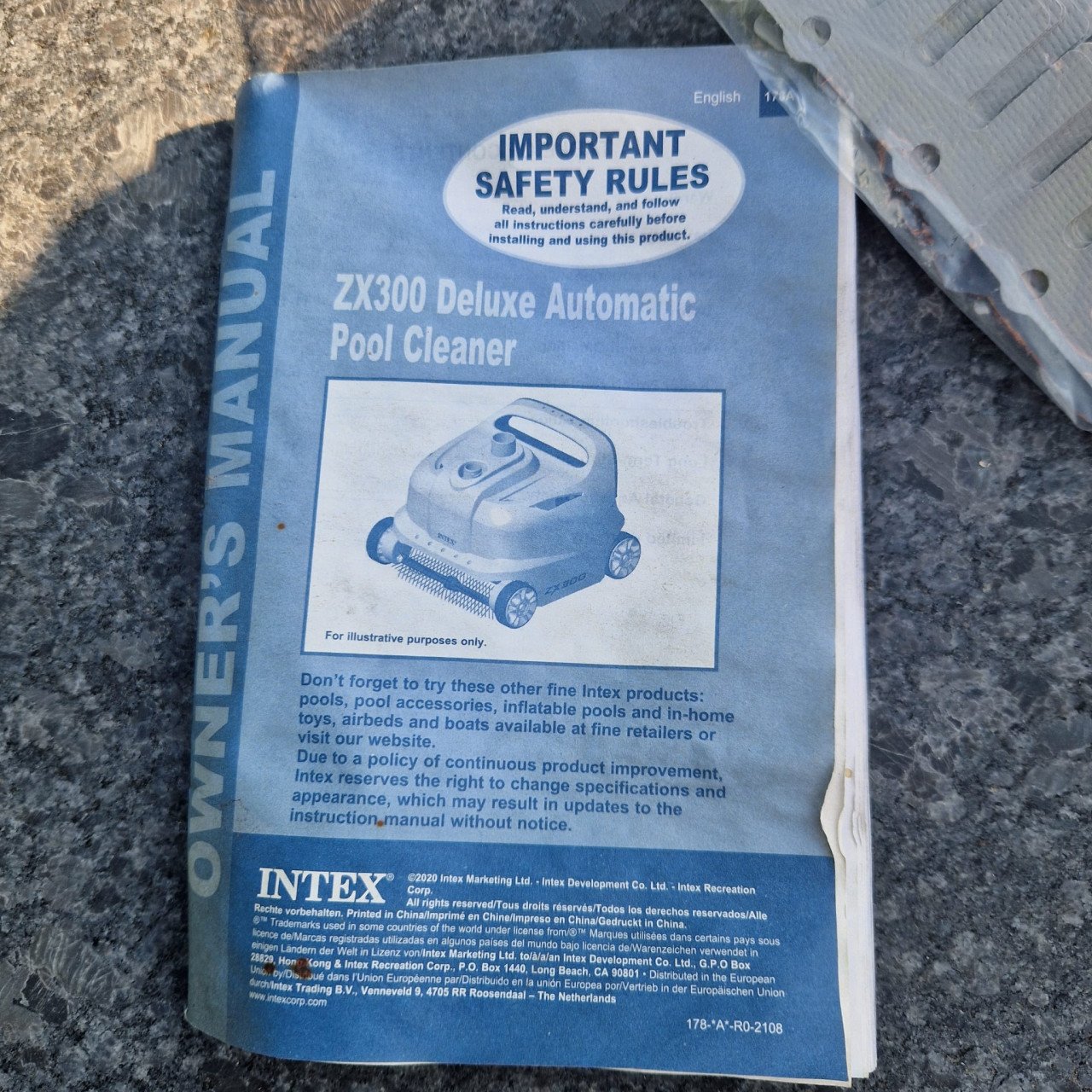 Zwembad stofzuiger voor Intex opzet bad