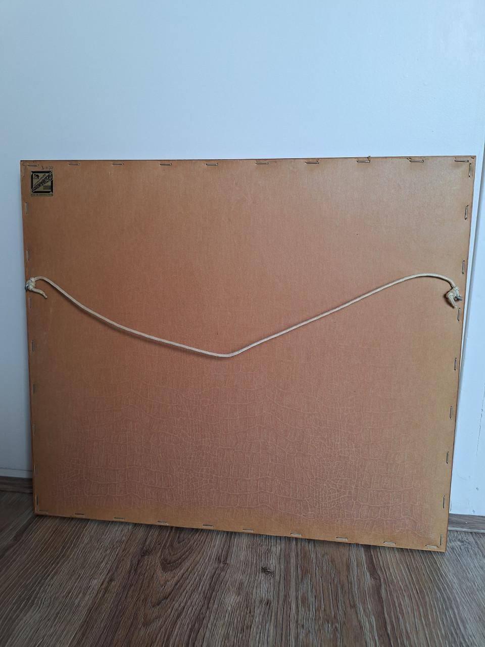 Retro geborduurd en ingelijst