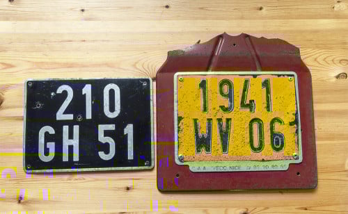 Te koop div. kentekenplaten