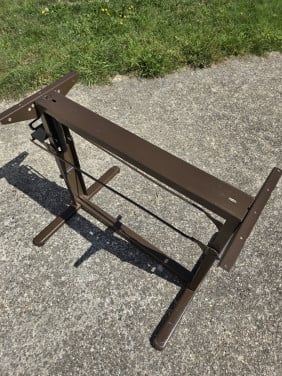 Hef of lift tafel voor camper of caravan