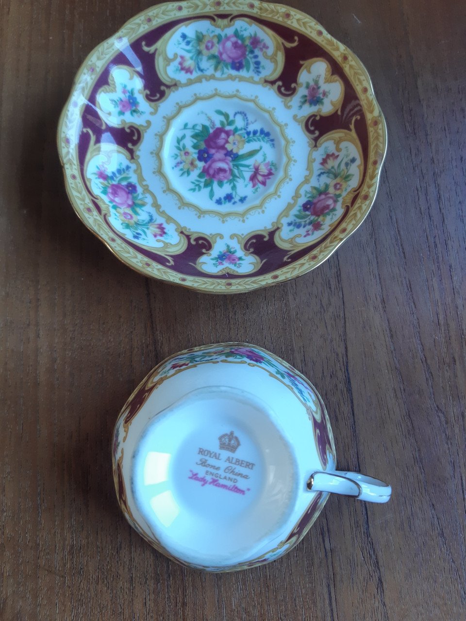 Kop en schotels Royal Albert Lady Hamilton