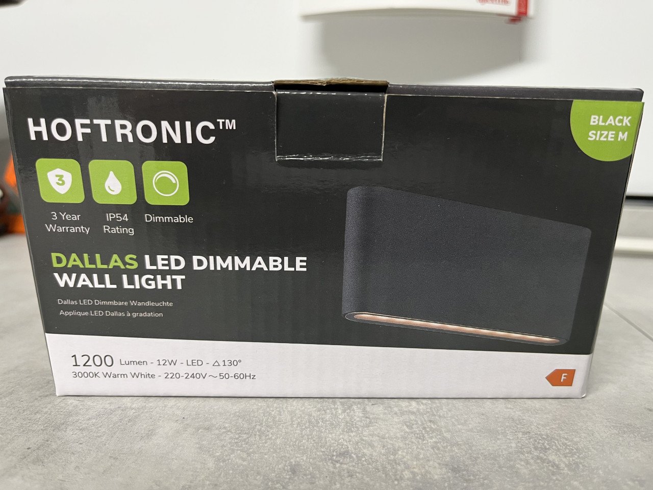 Wandlampen zwart dimbaar