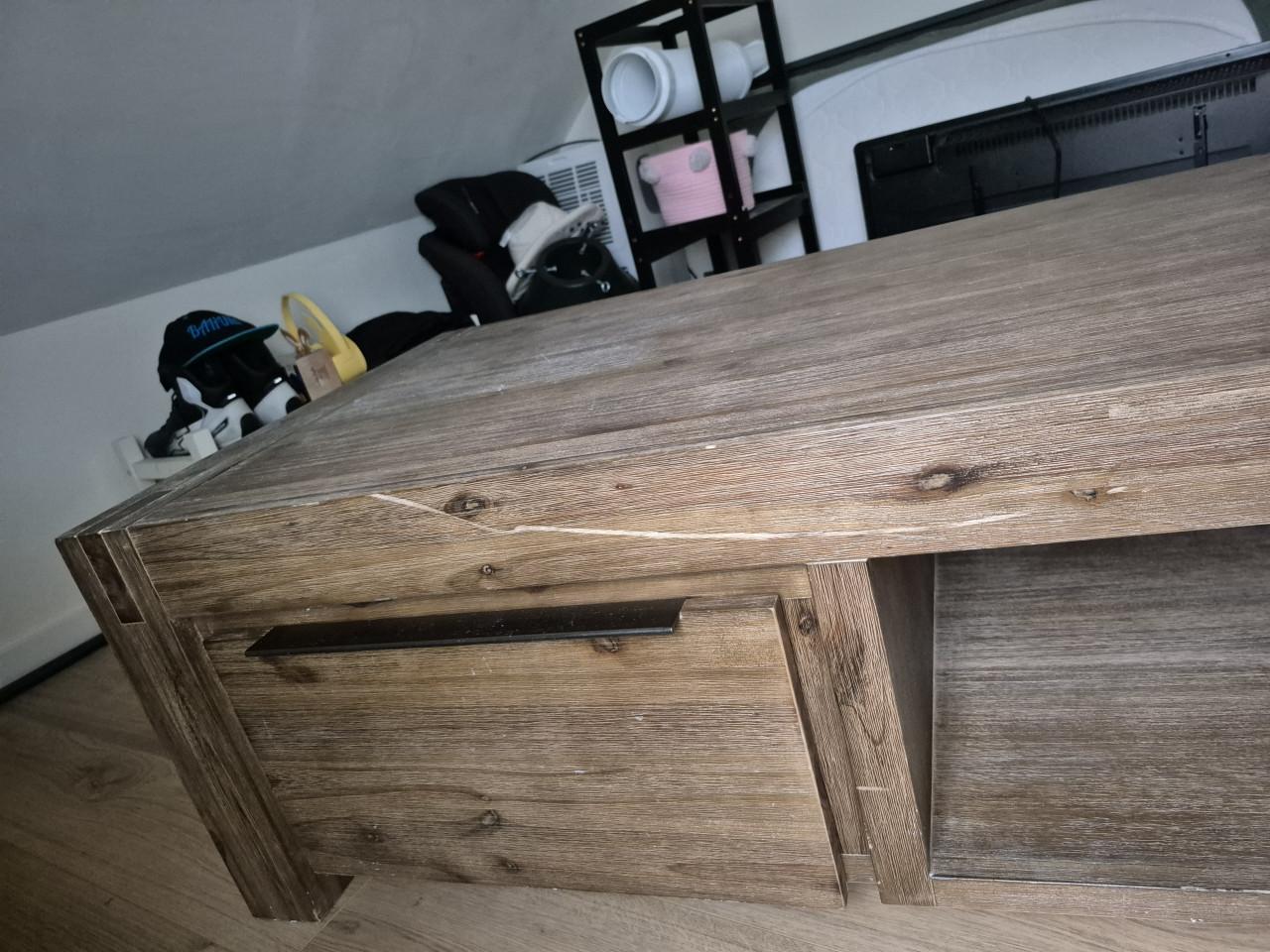 Salontafel met lades, 130x70cm