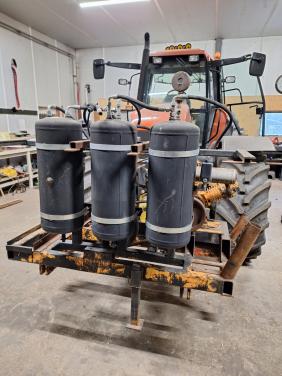 Lucht compressor zit voor op de trekker voor druk wissel systeem