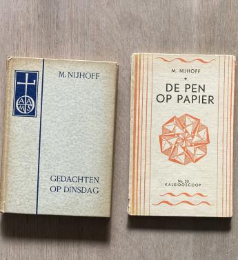 M.Nijhoff de pen op papier en gedachten op dinsdag