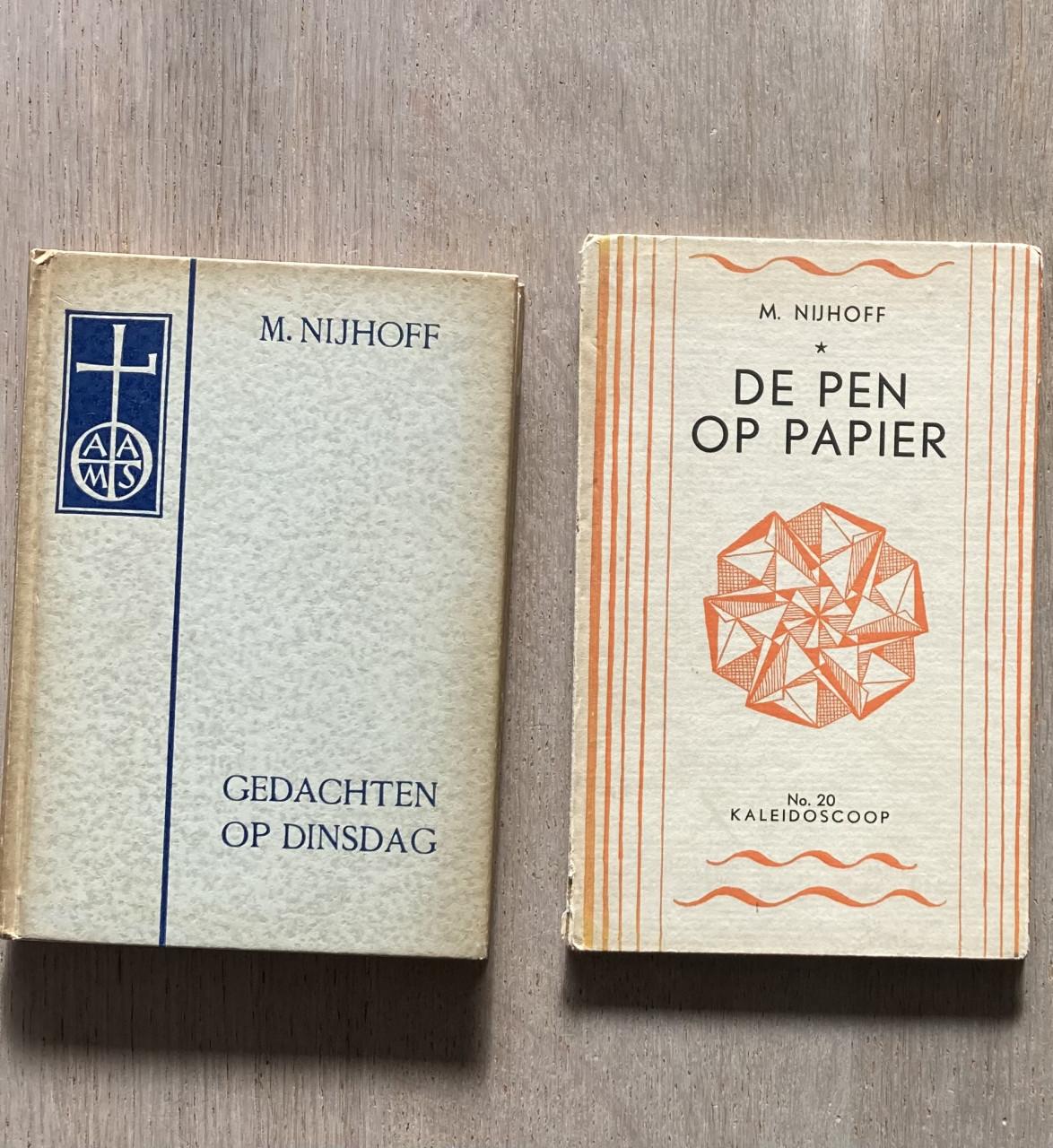 M.Nijhoff de pen op papier en gedachten op dinsdag