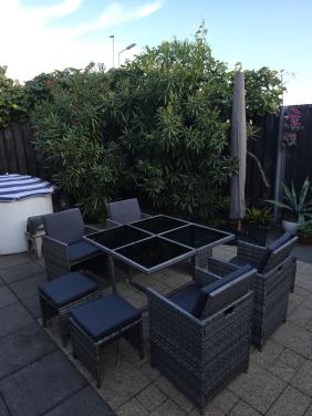 Tuinset copleet