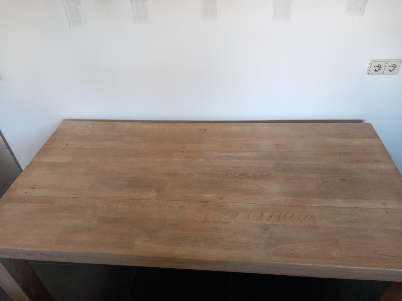Massief eiken tafel