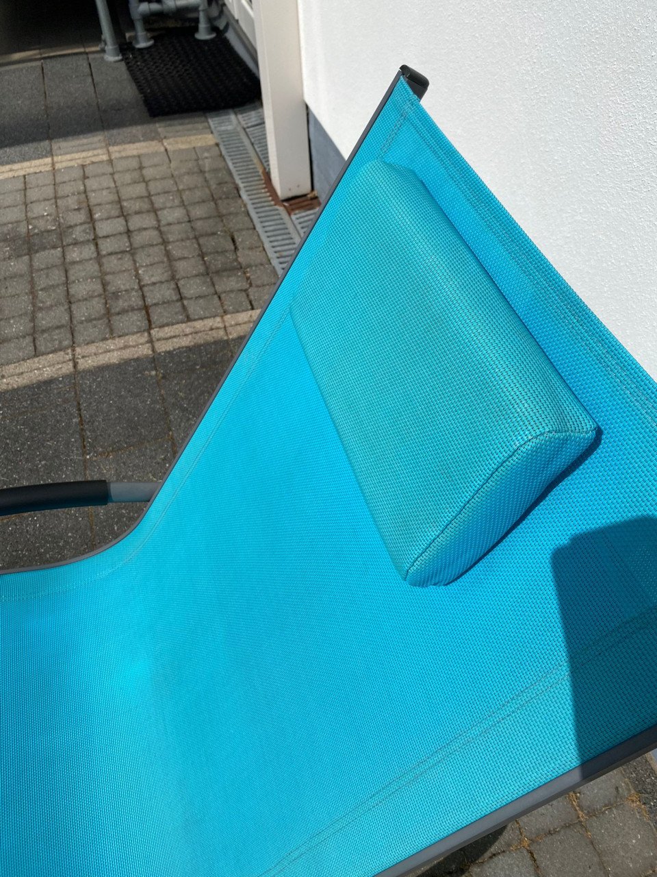 Tuin schommelstoel, merk Vivere (Wave Rocker Blue)