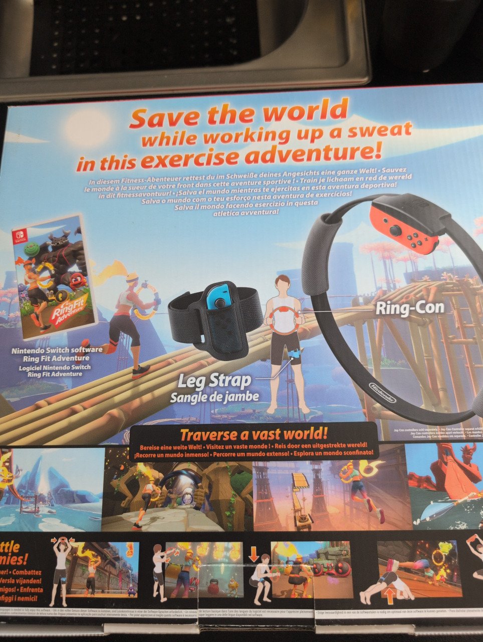 Nintendo Switch game Ring Fit Adventure