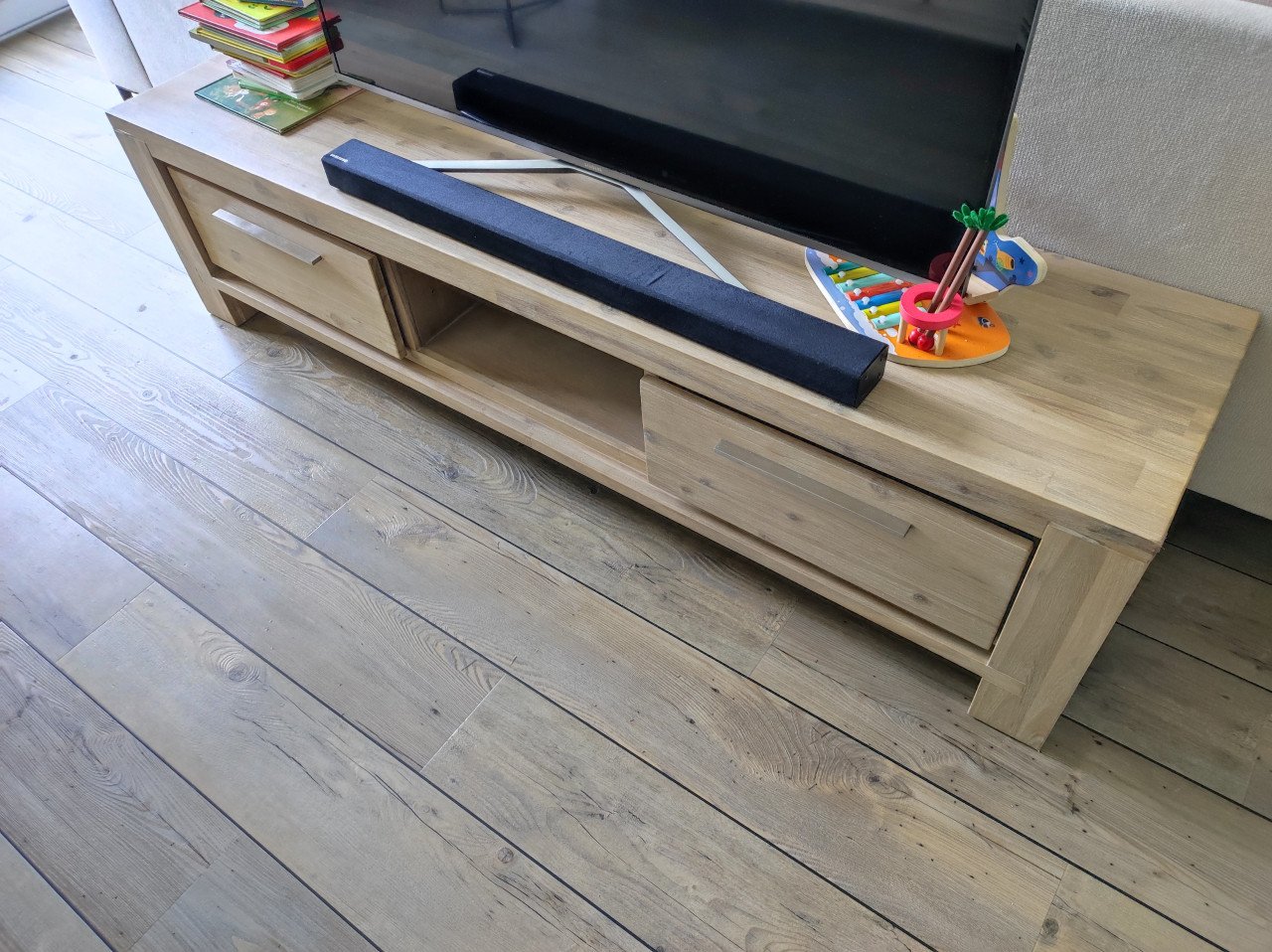 Set: TV meubel, Dressoir, Boekenkast, Tafel