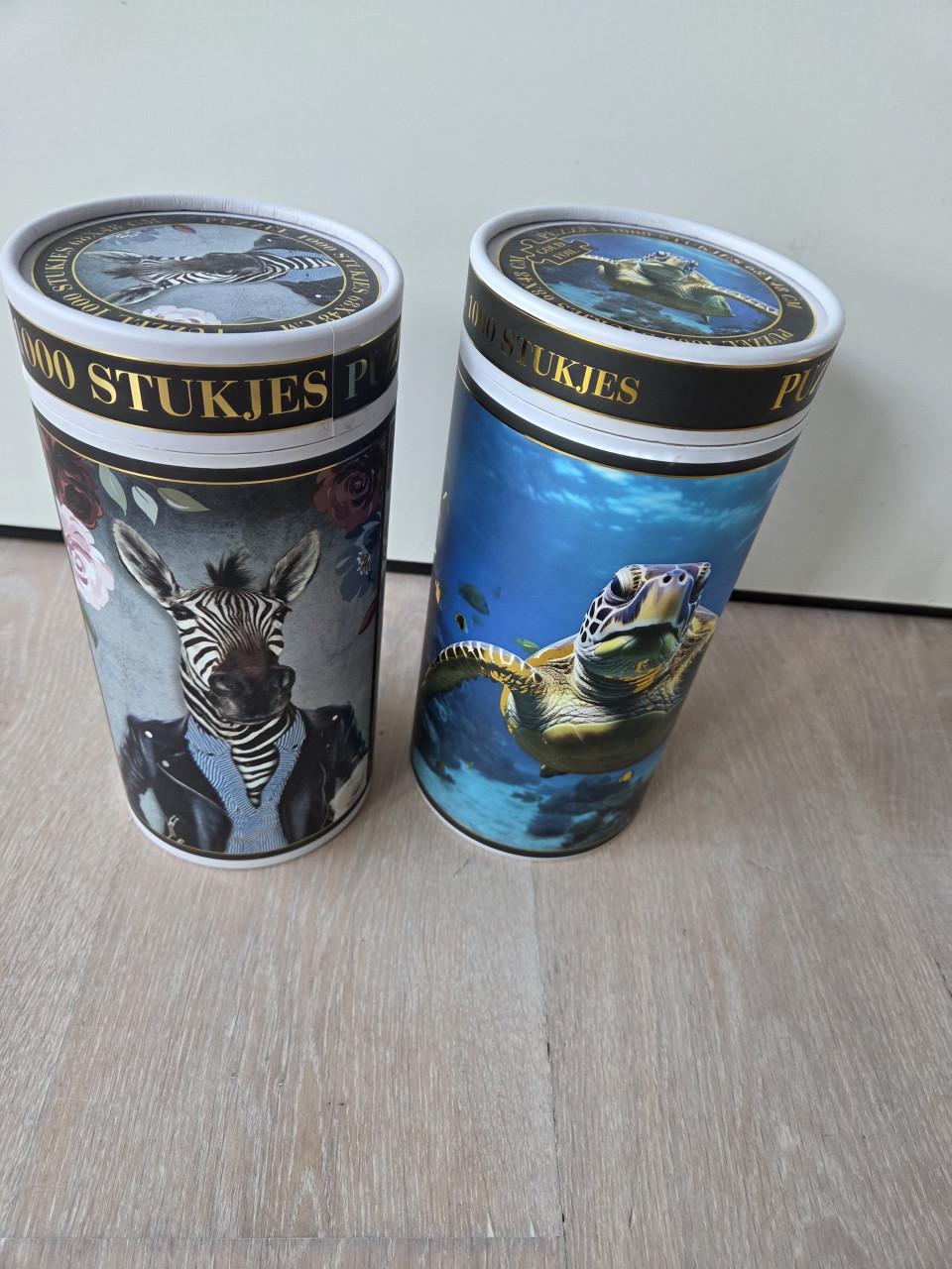 2 puzzels 1000 stukjes