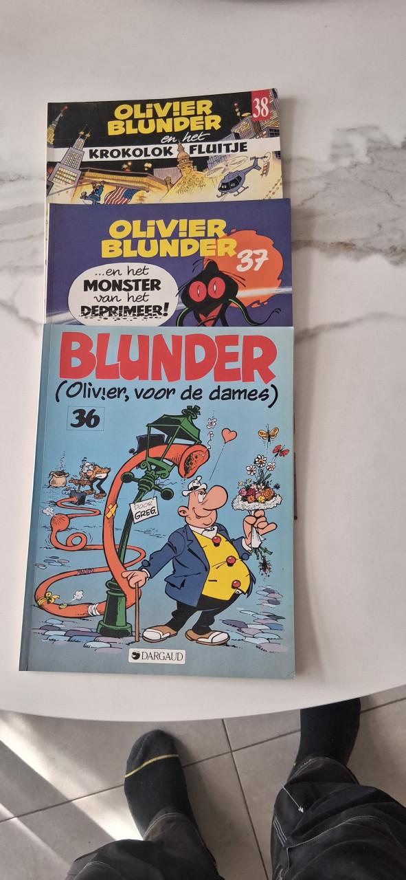 Olivier Blunder stripboeken.