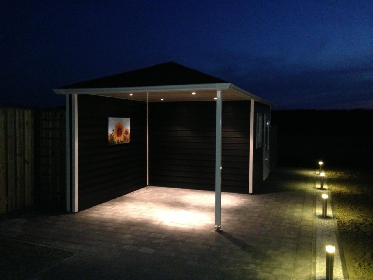 Romahaus tuinhuis / schuurtje met veranda (model Siena).