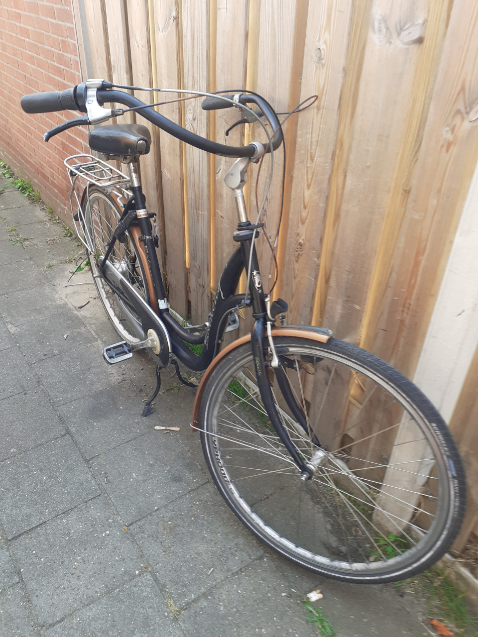 Moederfiets BATAVUS 28inch zwart.....XXL..!...& een Witte
