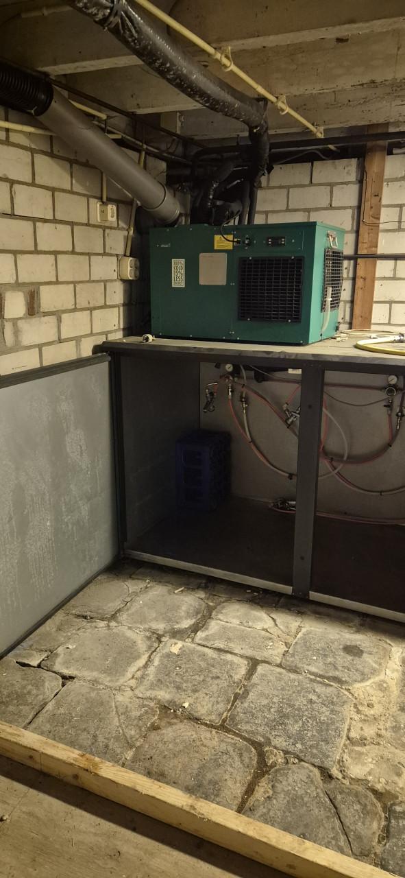 Biervaten koelinstallatie