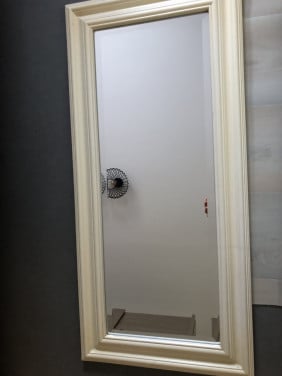 Spiegel groot met houten lijst