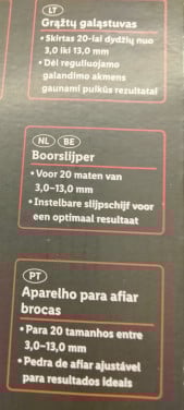 Boor slijper machine