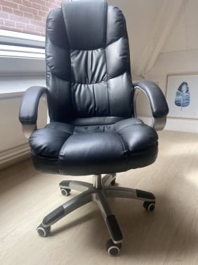 Bureaustoel gamestoel leder