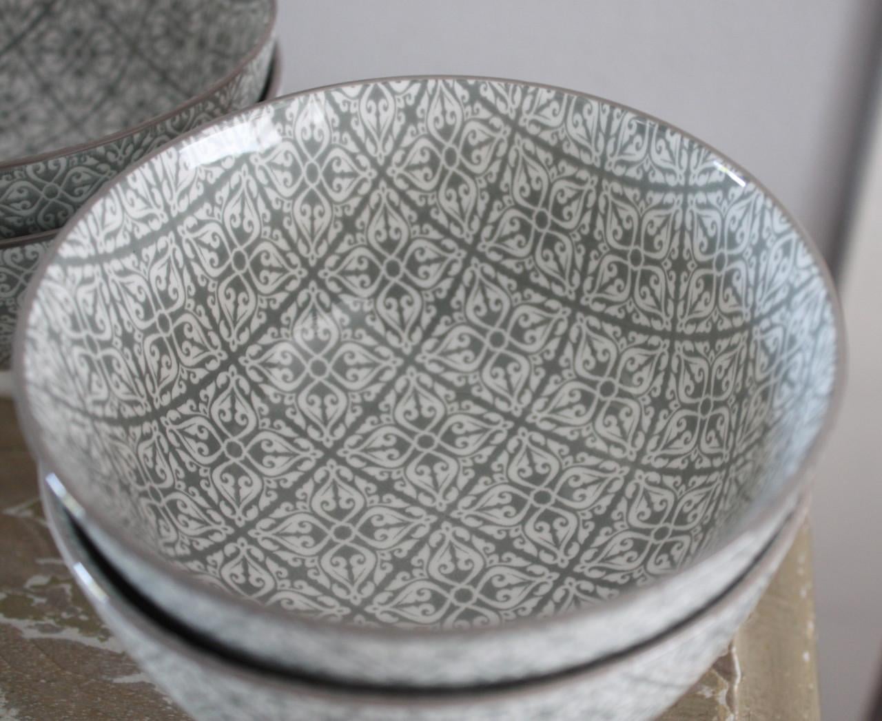 Set van 4 schalatjes met print