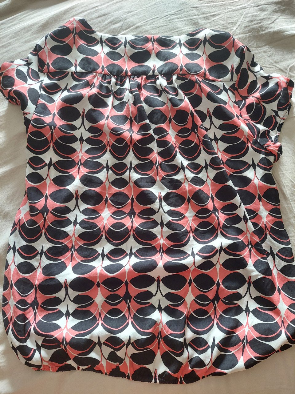 Nieuw Miss Etam travelstof damesblouse mt 38/40
