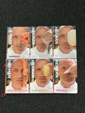 6 kookboeken herman de blijker