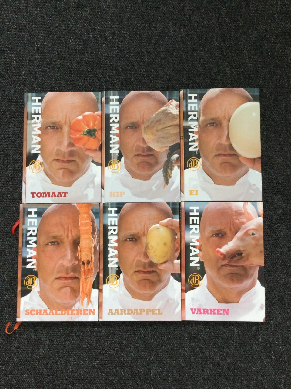 6 kookboeken herman de blijker