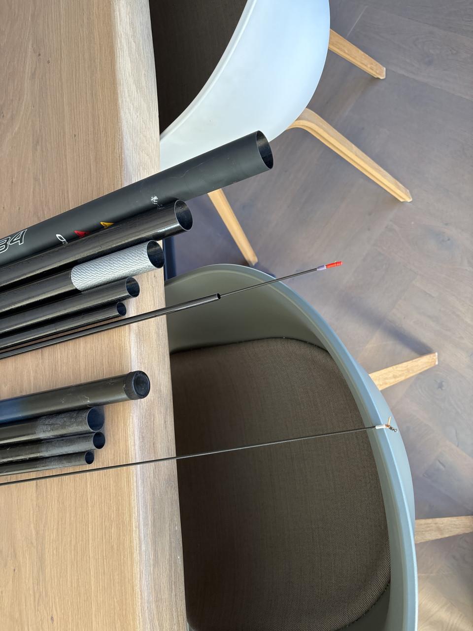 2 x vaste stok 9.50. - 7.20 meter z.g.a.n.