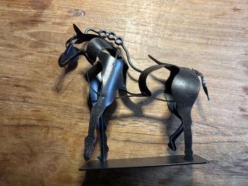Paard paardje figuur metaal