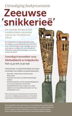 Uitnodiging boekpresentatie "Zeeuwse Snikkeriee"